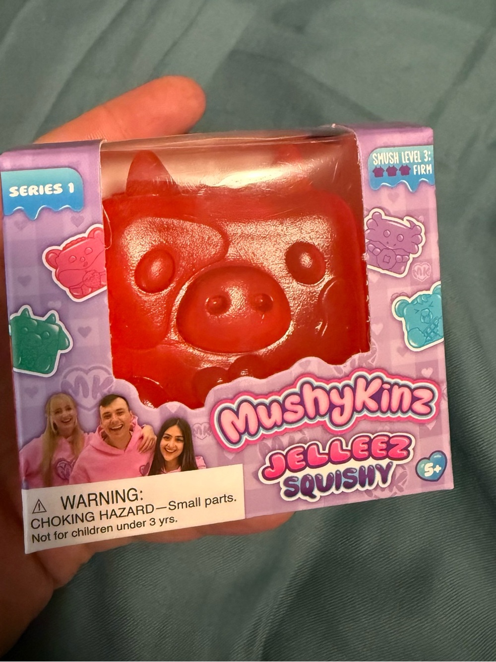 Jelleez Red Squishy Pig Toy